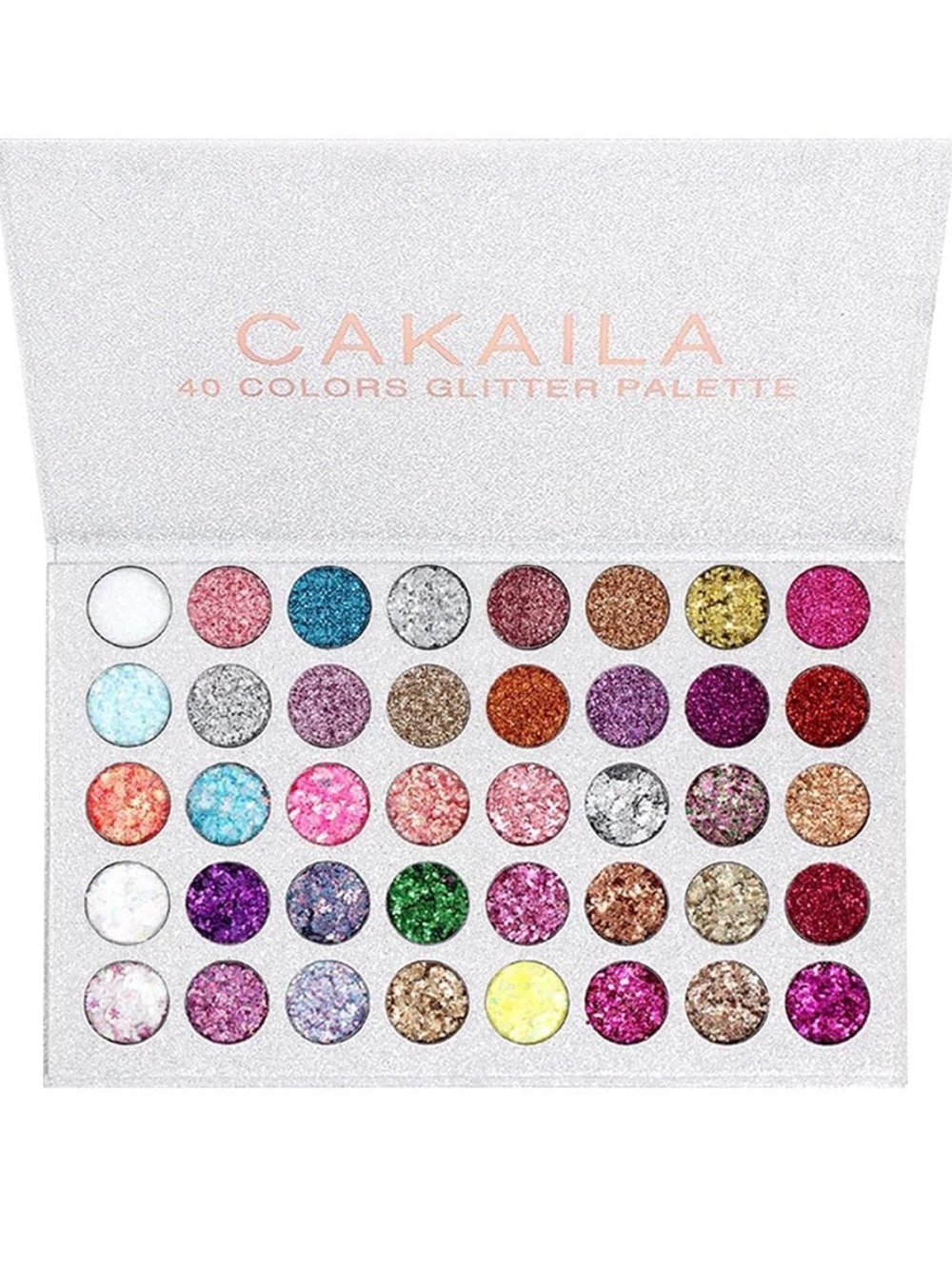 CAKAILA 40 Colors Glitter Sparkling  eyeshadow Palette   new
